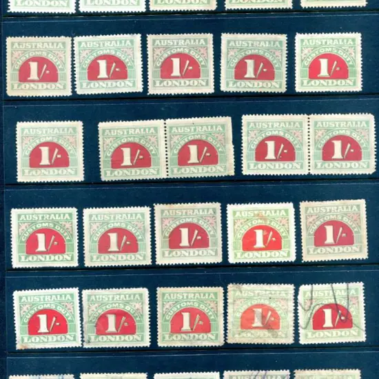 1923 5th Series Perf 11¾ 1/- green/red selection ...