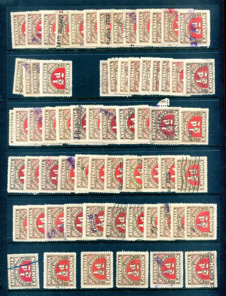 1923 5th Series Perf 11¾ ½d brown & red ... Image 1++