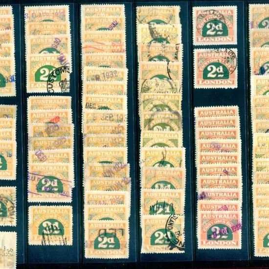 1923 5th Series Perf 11¾ 2d yellow & green (c80) & ...