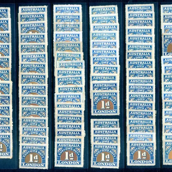 1923 5th Series Perf 11¾ 1d blue & brown ...