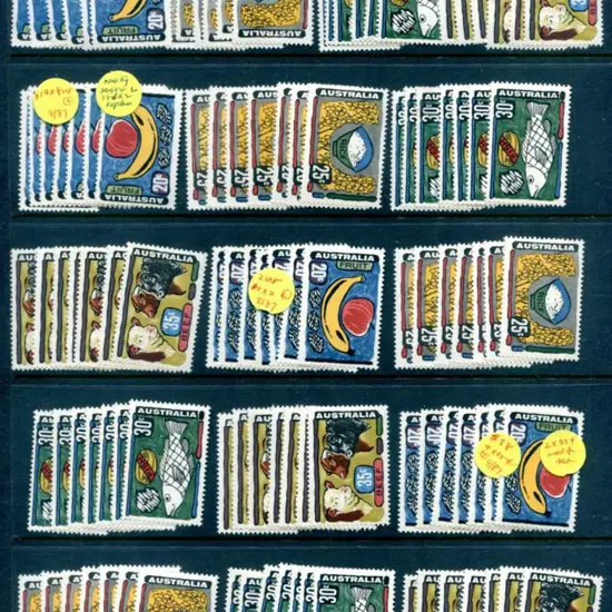 1972 Primary Industries - "Beef" sets of 4 x 38 ...
