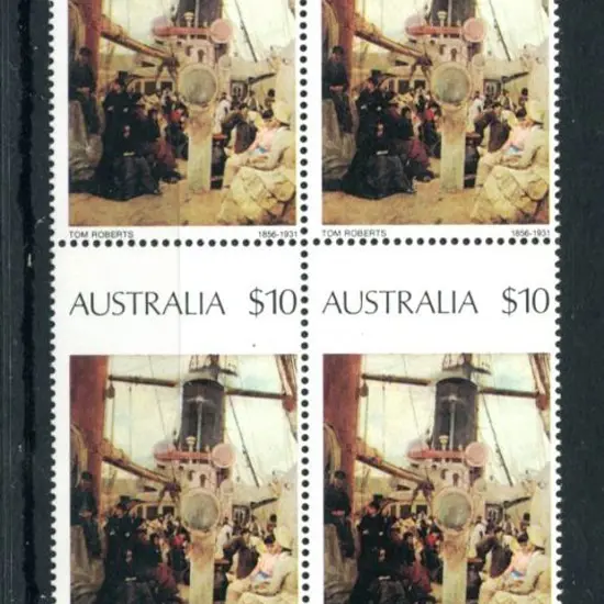 1977 $10 Coming South painting in bottom marginal ...