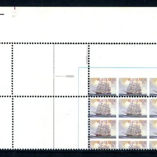 1984 75c Clipper Ships reduced size printers proof ...