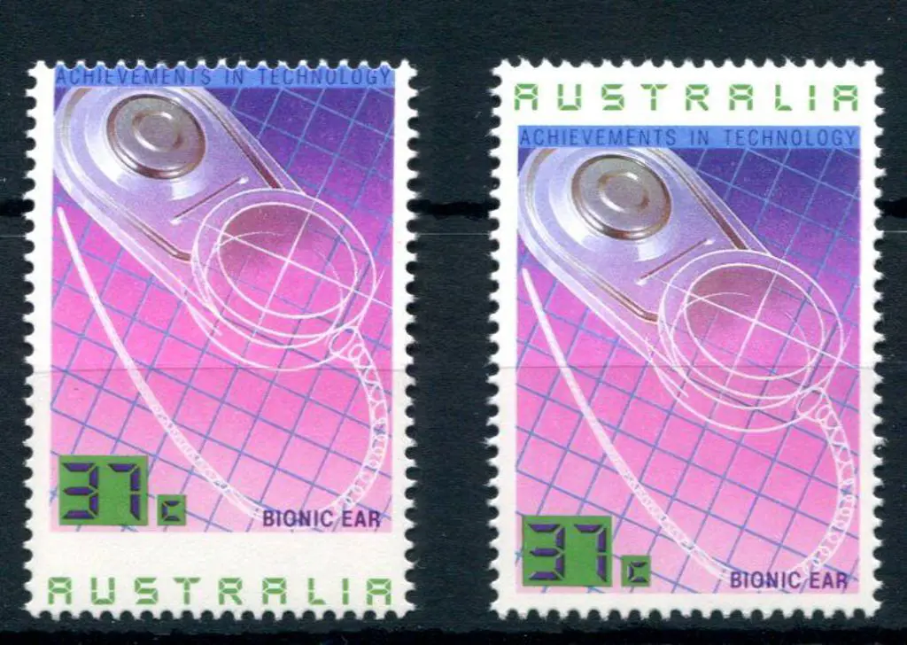 1987 37c Bionic Ear from Technology set with ... Image 1++