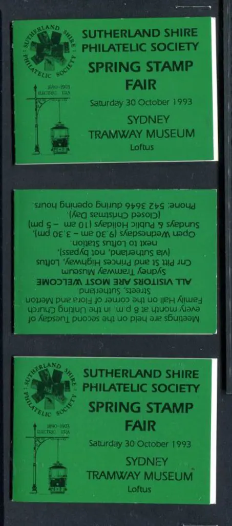 1993 (30th Oct) "Sutherland Shire Philatelic ... Image 1++