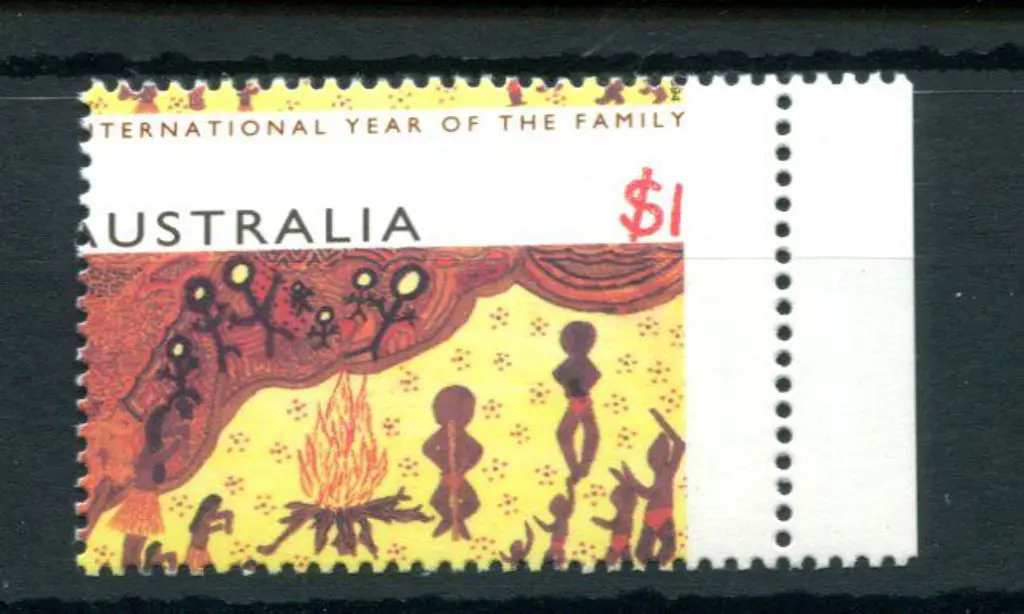 1994 $1 International Year of the Family right ... Image 1++