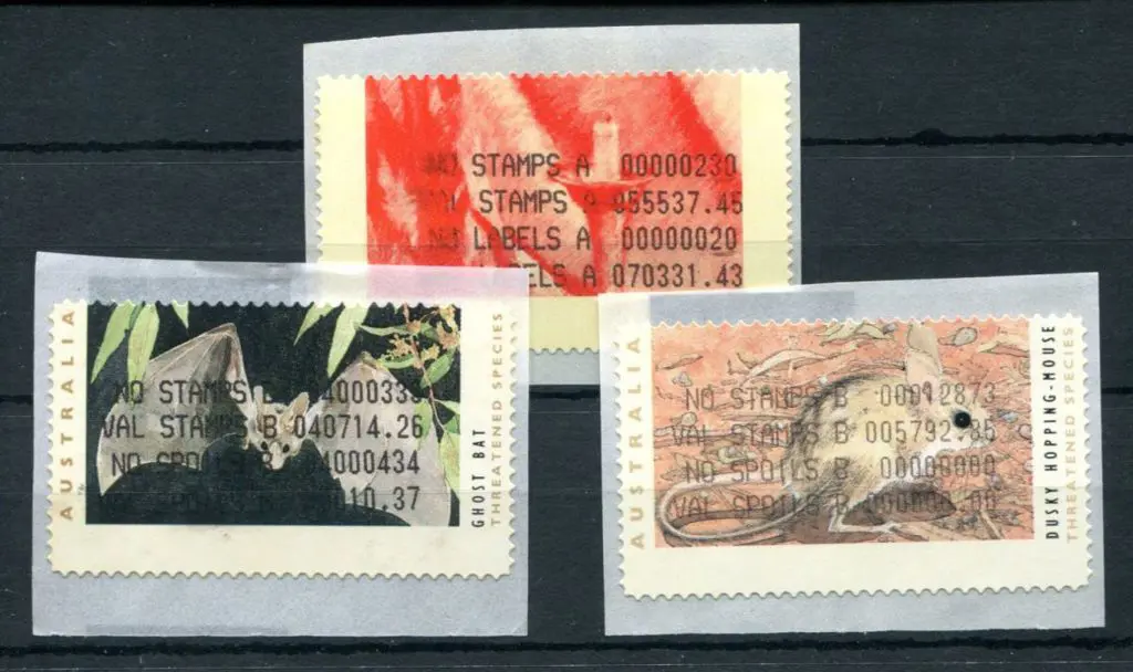 1994 Kangaroos & Koalas CPS set of 6 x 45c vals ... Image 1++
