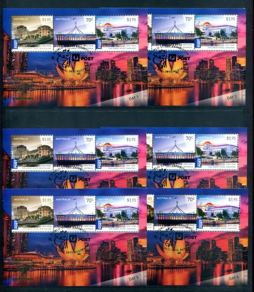 2015 Parliament Houses joint issue Miniature ... Image 1++