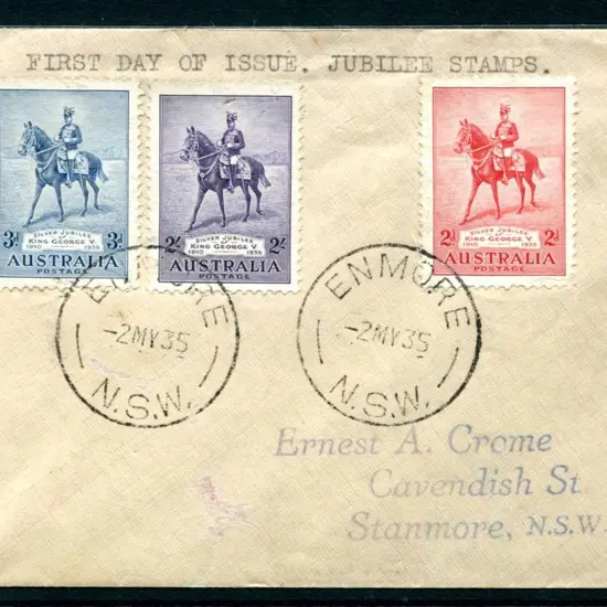 1935 (2nd May) Silver Jubilee set of 3 to 2/- on ...