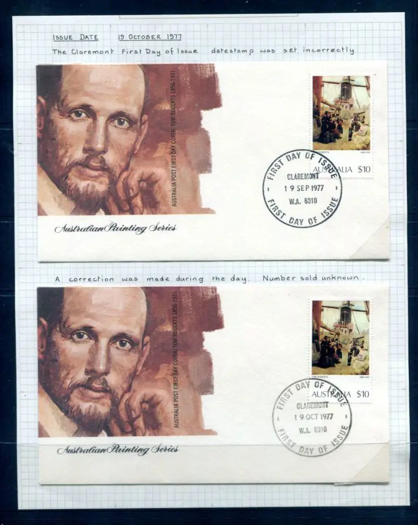 1977 $10 "Coming South" FDC with Claremont WA 6010 ... Image 1++
