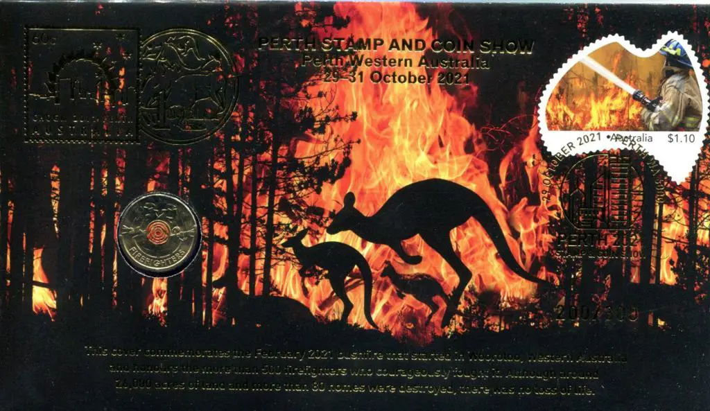 2021 (29th Oct) Perth Stamp & Coin Show "Wooroloo ... Image 1++