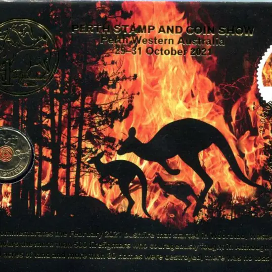 2021 (29th Oct) Perth Stamp & Coin Show "Wooroloo ...
