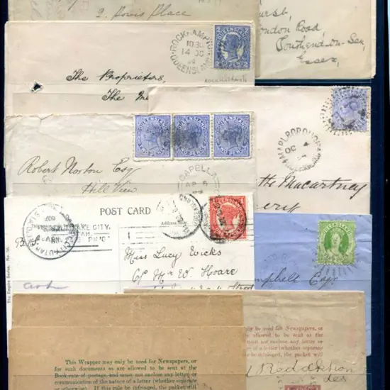 1872 Rockhampton to Scotland, 1877 Bowen to ...