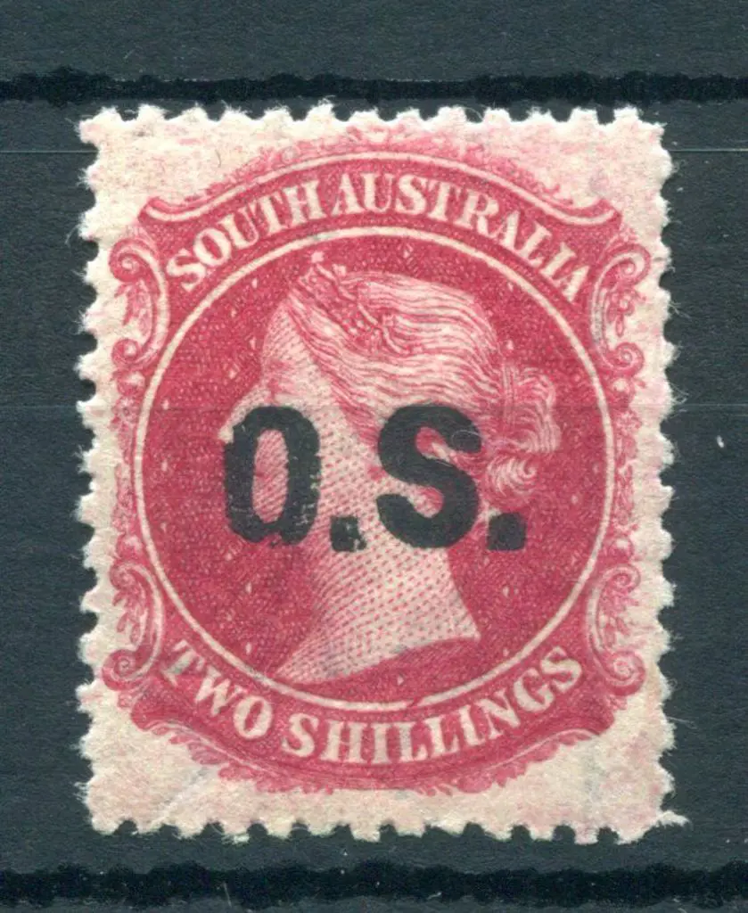 1885 2/- rose carmine with Broadstar wmk ovptd ... Image 1++
