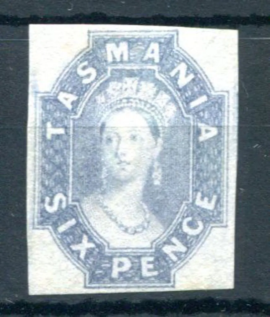 1865 6d slate violet Chalon with, 4 clear margins. ... Image 1++