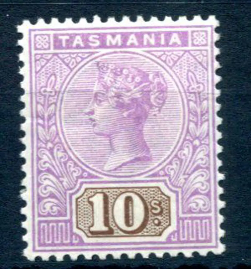 1892/99 10/- mauve & brown QV. Fresh MLH. SG 224, ... Image 1++