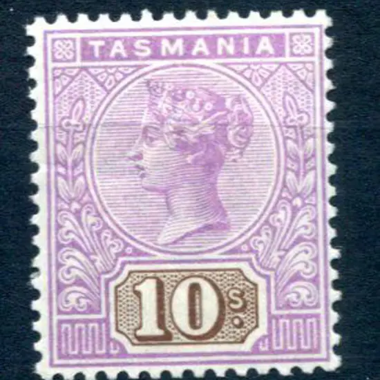 1892/99 10/- mauve & brown QV. Fresh MLH. SG 224, ...