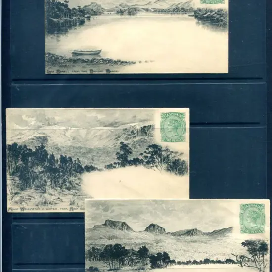 1898 2d green QV sideface Pictorial Envelopes ...