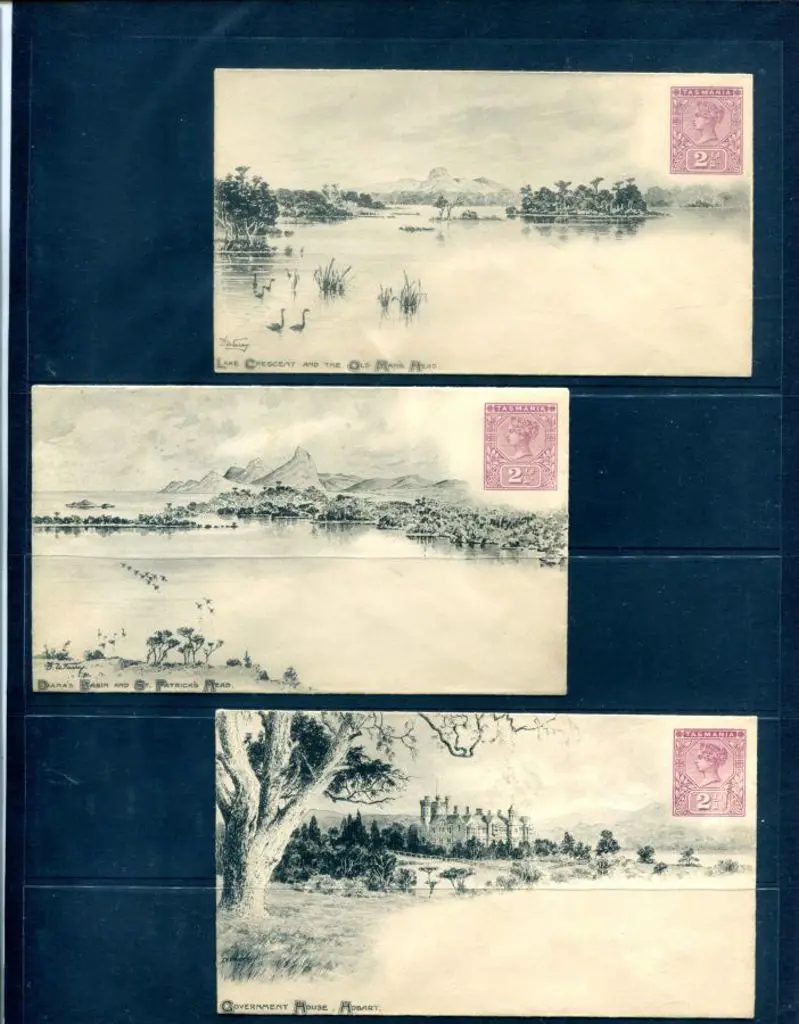 1898 2½d lilac QV sideface Pictorial Envelopes ... Image 1++