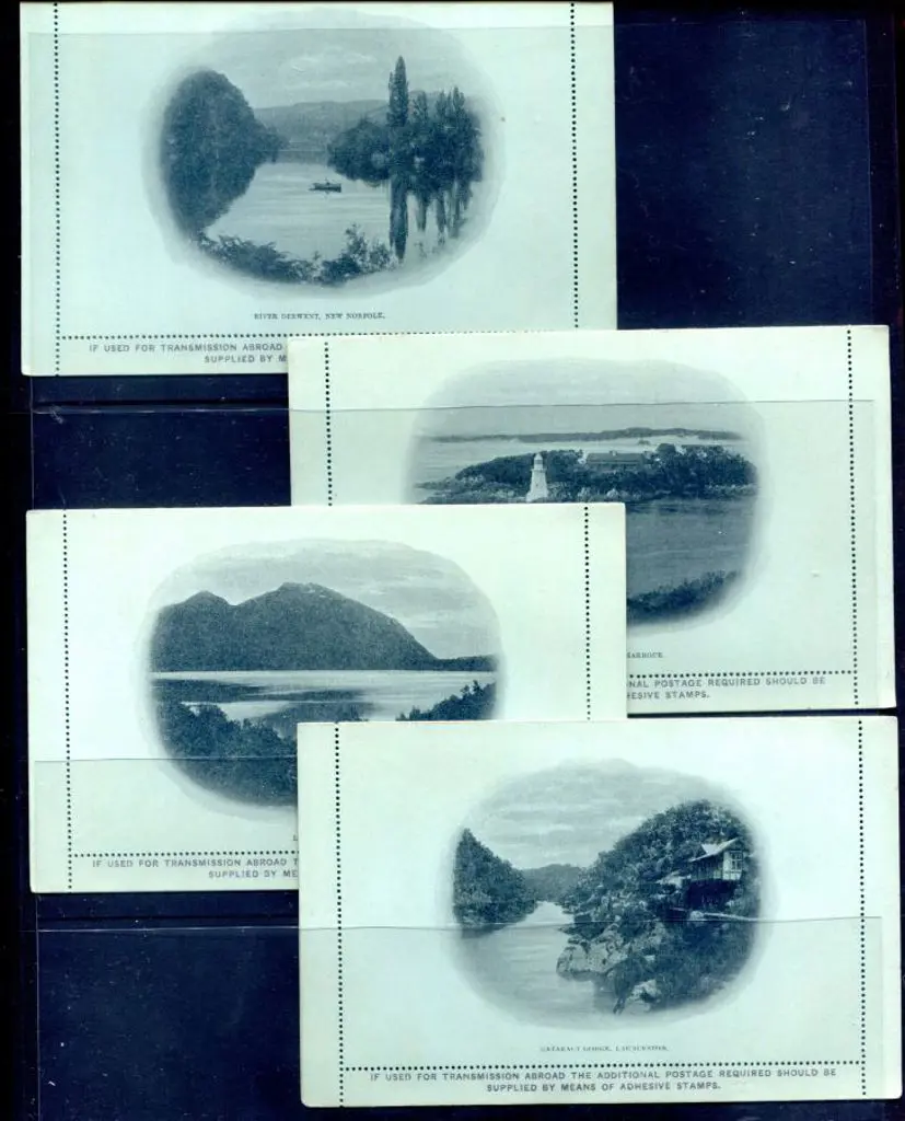 1900 2d Pictorial Letter Cards with "Entrance ... Image 1++