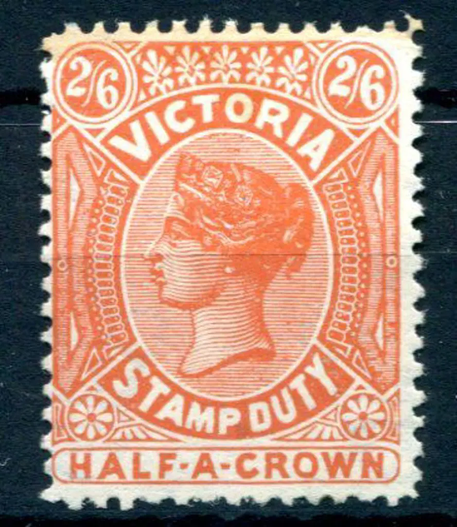 1884 2/6d brown-orange Stamp Duty. MUH, light ... Image 1++