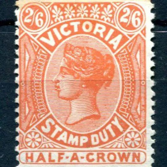 1884 2/6d brown-orange Stamp Duty. MUH, light ...