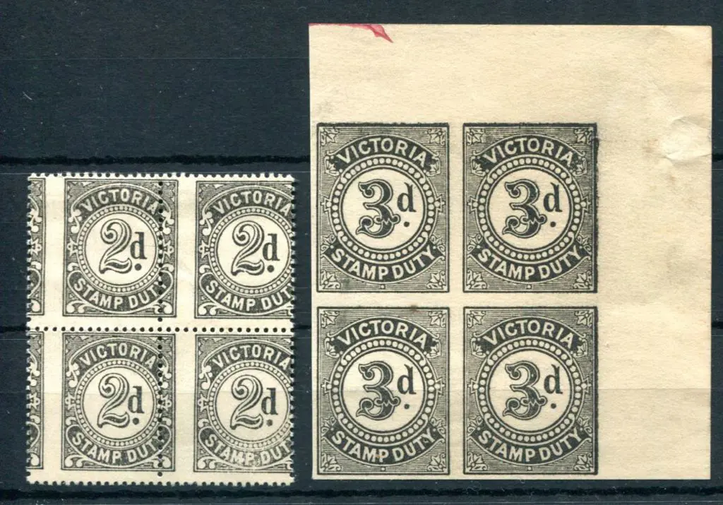 1904 2d Stamp Duty Proof in black with vertical ... Image 1++