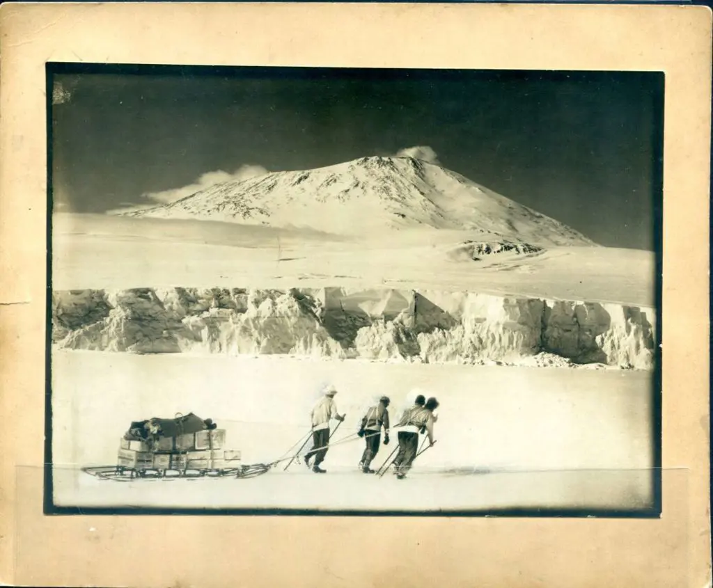 Undated b&w card mounted photo showing 4 ... Image 1++