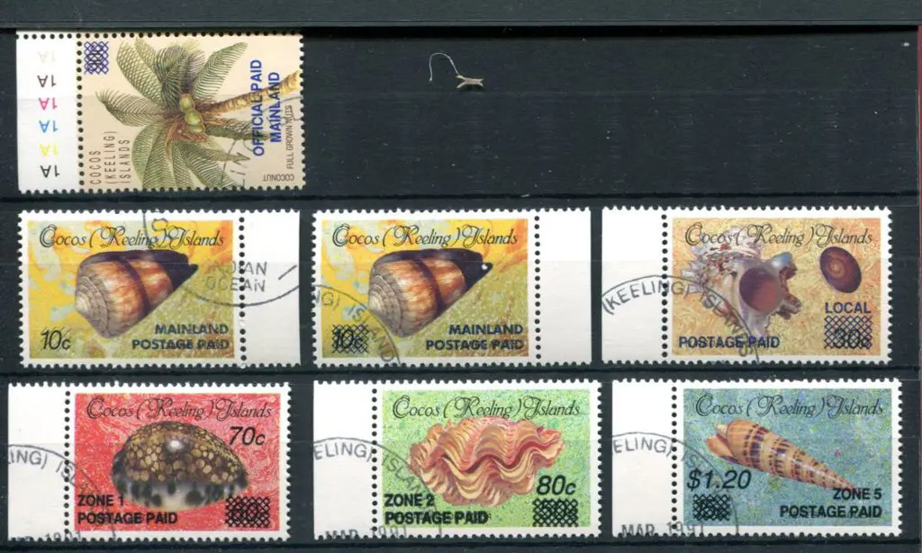 1990/91 Locals & Postage Paid Provisional ovptd ... Image 1++