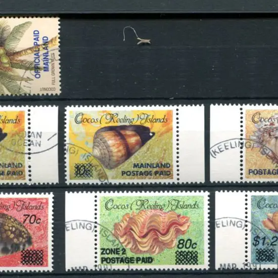 1990/91 Locals & Postage Paid Provisional ovptd ...