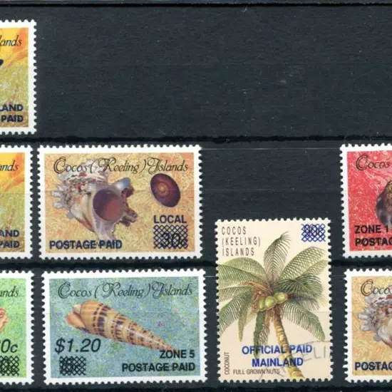1990/91 Locals & Postage Paid Provisional ovptd ...