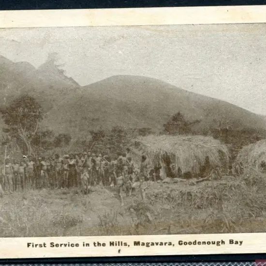 1908 (13th July) "First Service in the Hills, ...