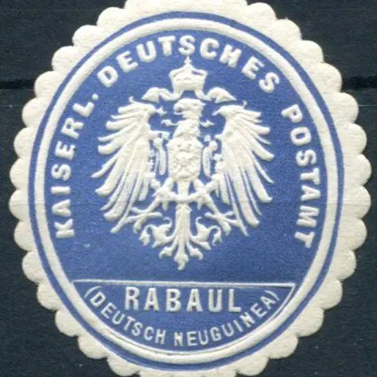 1913 "Kaiserl. Deutsches Postamt RABAUL (Deutsch ...