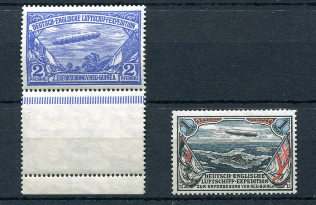 1914 1mk "Deutsch-Englische Luftschiff Expedition ... Image 1++