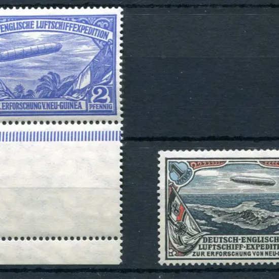 1914 1mk "Deutsch-Englische Luftschiff Expedition ...