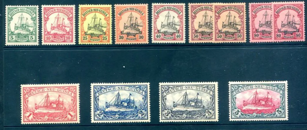 1901 "Yacht" set to 5m without wmk missing 3pf & ... Image 1++