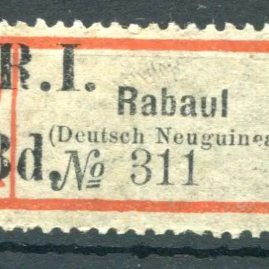1915 "G.R.I. 3d." Surcharge on "Rabaul" ...
