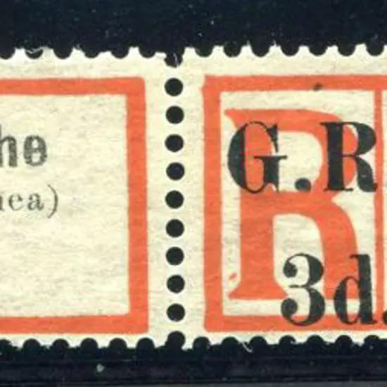 1915 "G.R.I. 3d." Surcharge on "Herbertshohe" ...