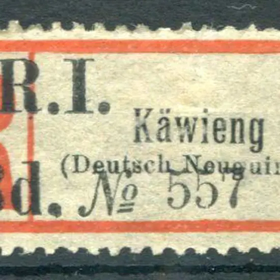 1915 "G.R.I. 3d." Surcharge on "Kawieng" ...