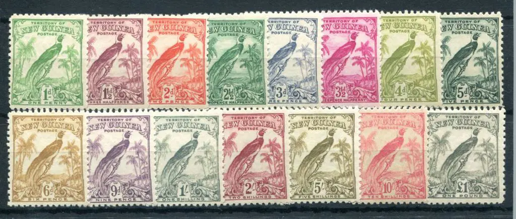 1932/34 ½d to £1 "undated" birds mixed MUH/MVLH. ... Image 1++