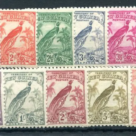 1932/34 ½d to £1 "undated" birds mixed MUH/MVLH. ...