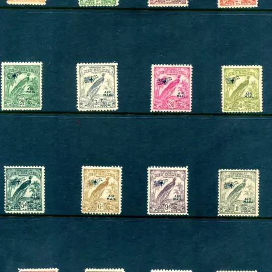1932/34 ½d to £1 BOP ovptd "AIR MAIL" set of 16. ...