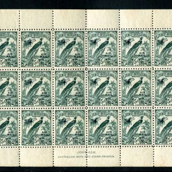 1932/34 5d deep blue-green Undated Airmail in full ...