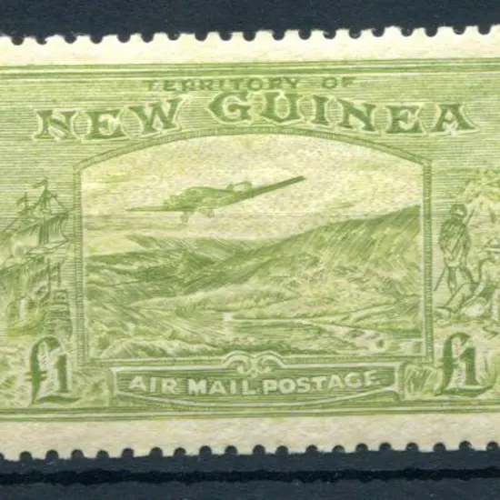1939 £1 Bulolo Goldfields Airmail in unissued ...