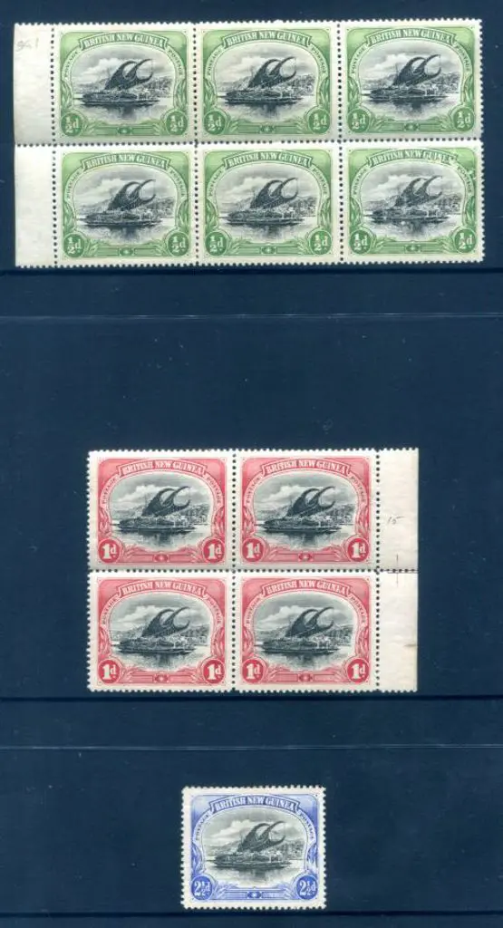 1901 "British New Guinea" ½d with horiz wmk in ... Image 1++