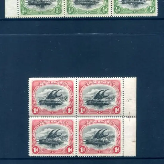 1901 "British New Guinea" ½d with horiz wmk in ...