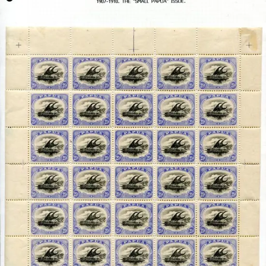 1907/10 2½d black & pale ultramarine small ...