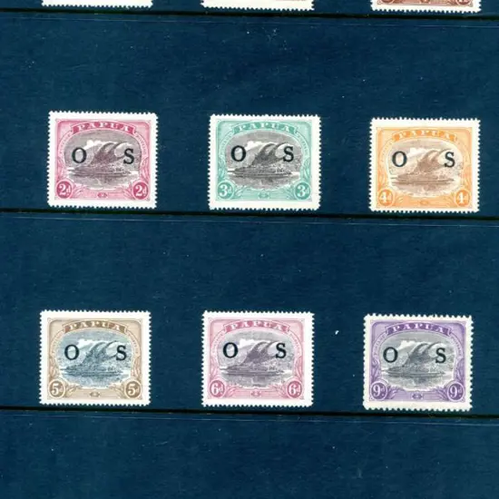 1931/32 ½d to 2/6d Lakatois ovptd "OS" set of 12. ...