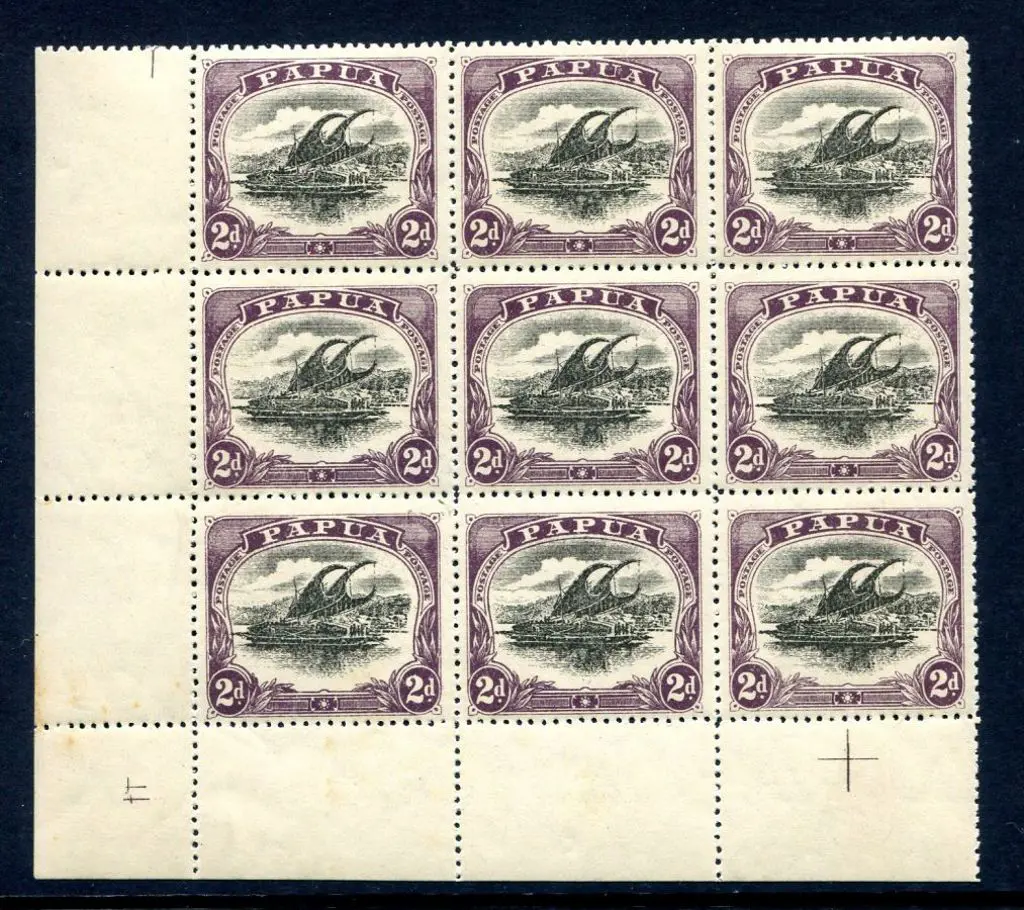 1910/11 2d black & dull purple in lower left ... Image 1++