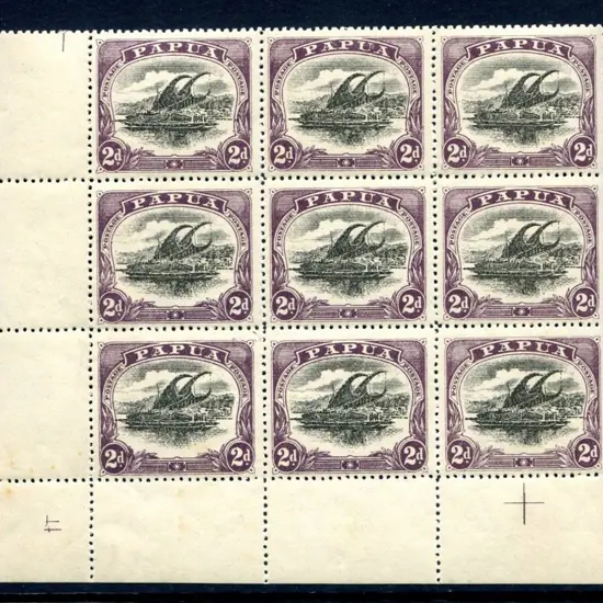 1910/11 2d black & dull purple in lower left ...